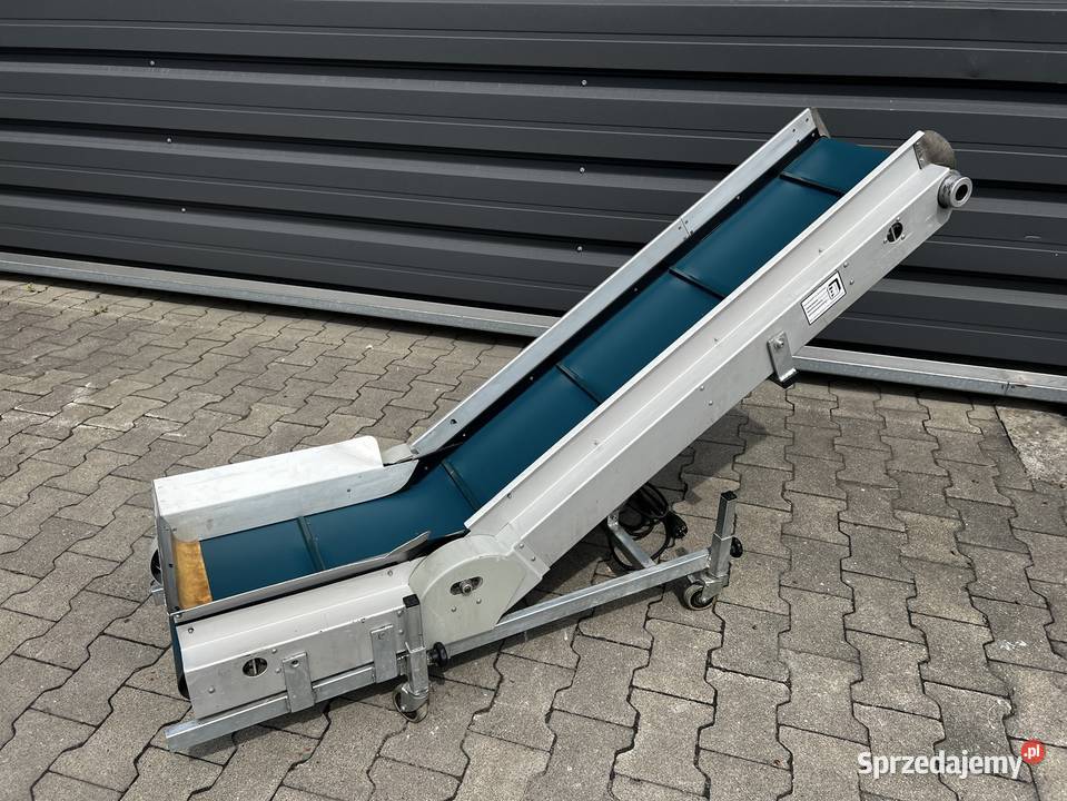 Przenośnik łamany L z zabierakami 13 x 05 x 03 m Produkcja