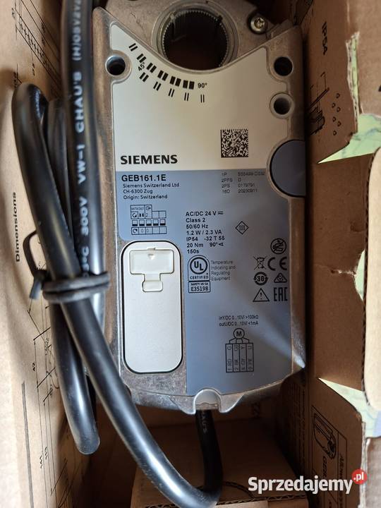 Siłownik Siemens GEB1611E