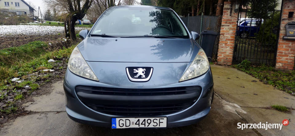 Peugeot 207 2007 poj 14 benz stanklima nowe ABS warmińsko-mazurskie Elbląg sprzedam