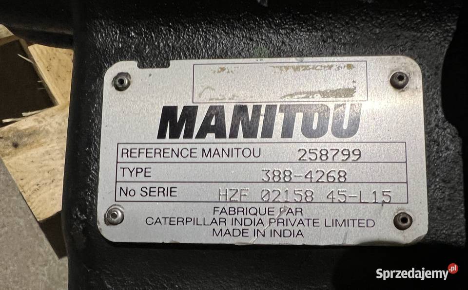 Manitou 258799 3884268 Skrzynia biegów Manitou