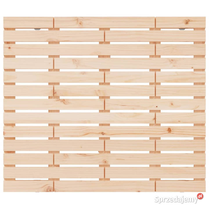 Wezgłowie łóżka 126x3x915 lite drewno sosnowe