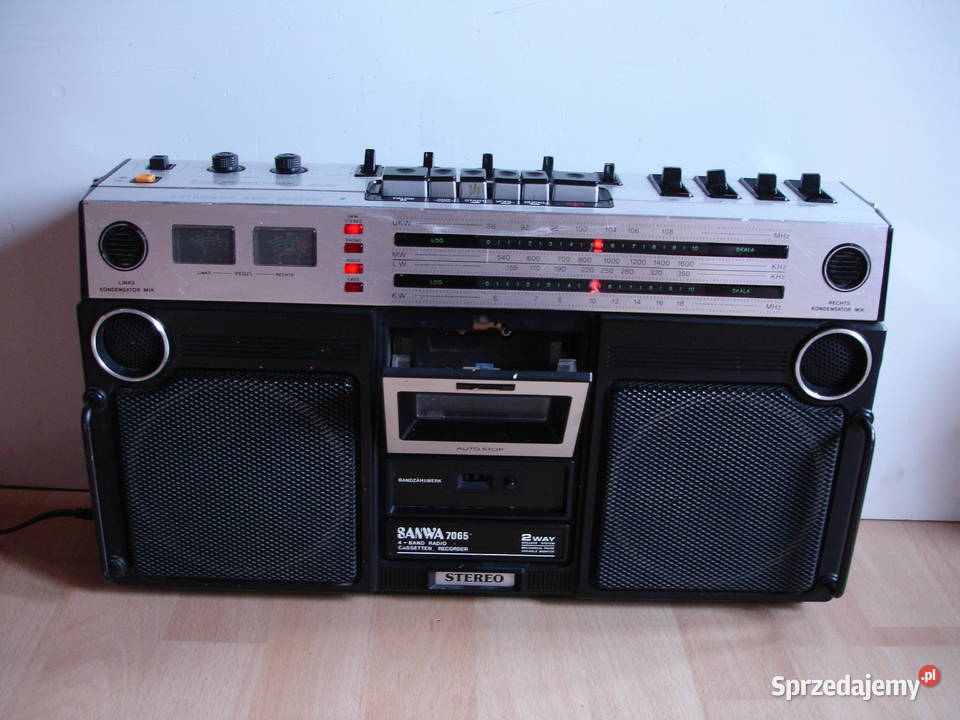 Radiomagnetofon SANWA 7065 Radioodtwarzacze Zielona Góra