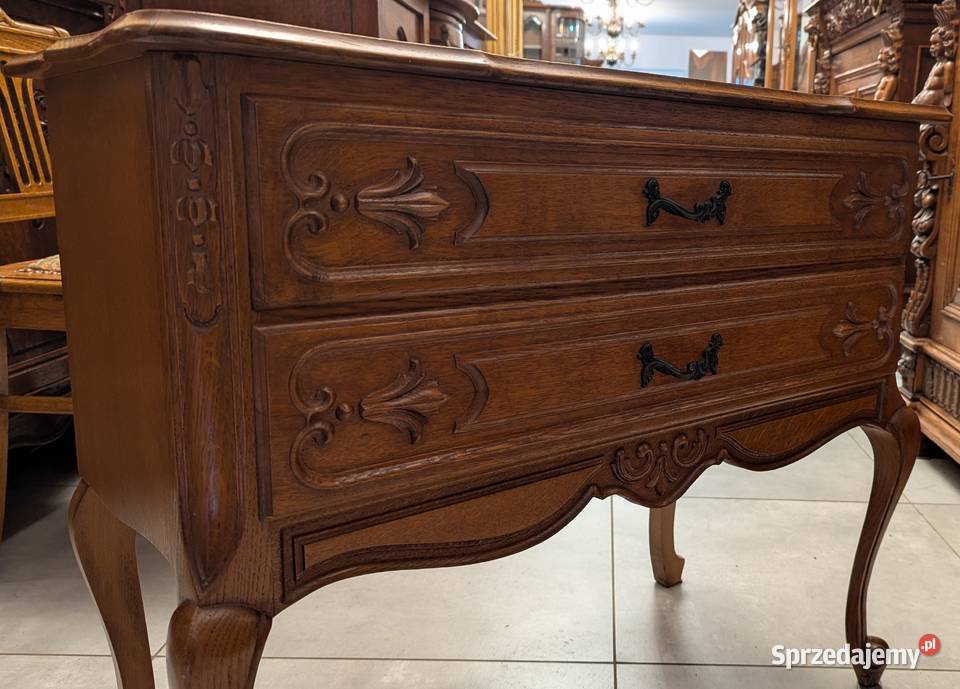 Dębowa komoda ludwikowskasklep Dąbrowa Górnicza śląskie sprzedam