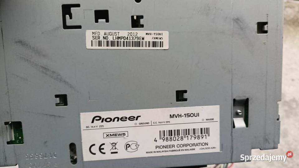 Pioneer MVH150UI radio wejście USB AUX radio w Pozostałe Godziszka