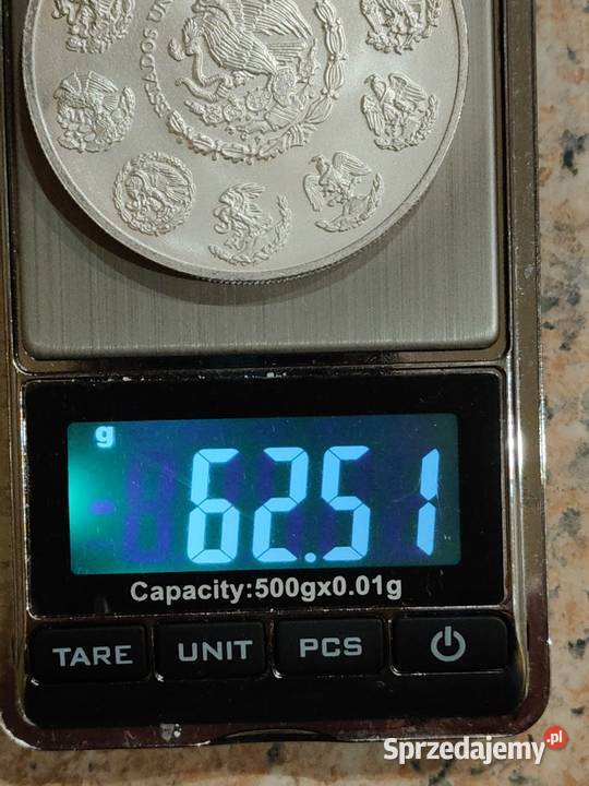 Meksyk 2 Oz czystego srebra próby 0999 mazowieckie Ostrów Mazowiecka