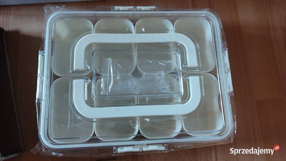 Pojemnik BOX Pudełko z Przegródkami na Przekąski Dom i Ogród Książ Wielkopolski