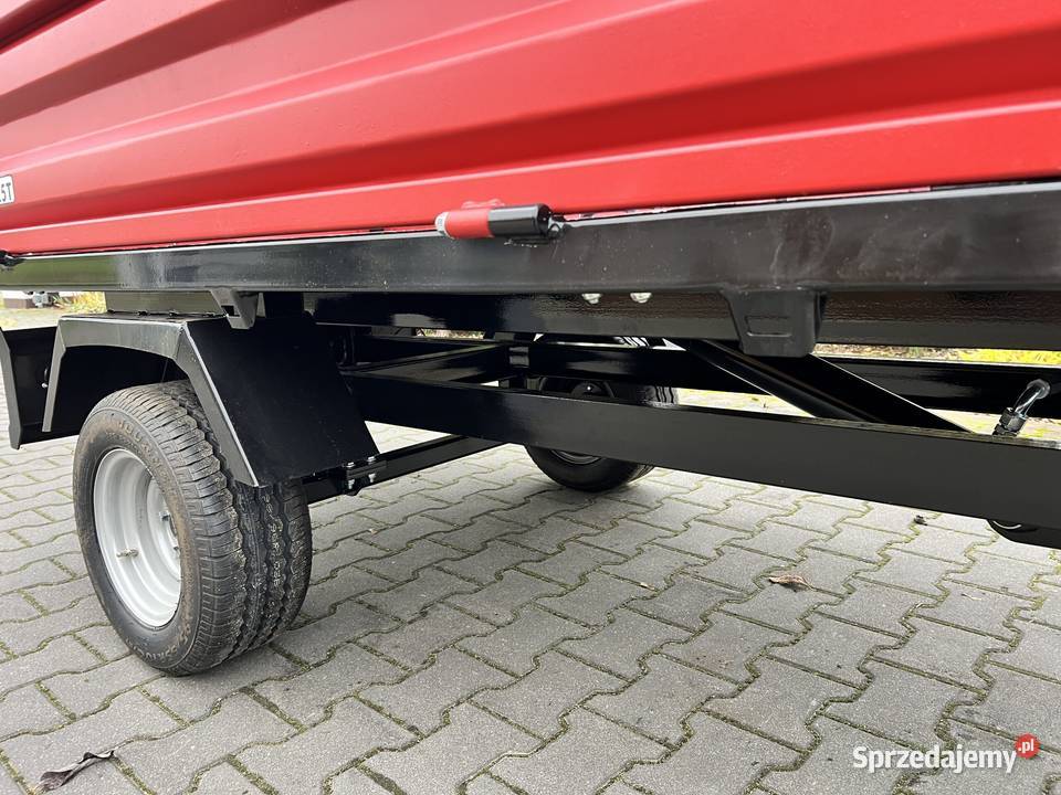 Przyczepa jednoosiowa 15T z kiprem Krosno