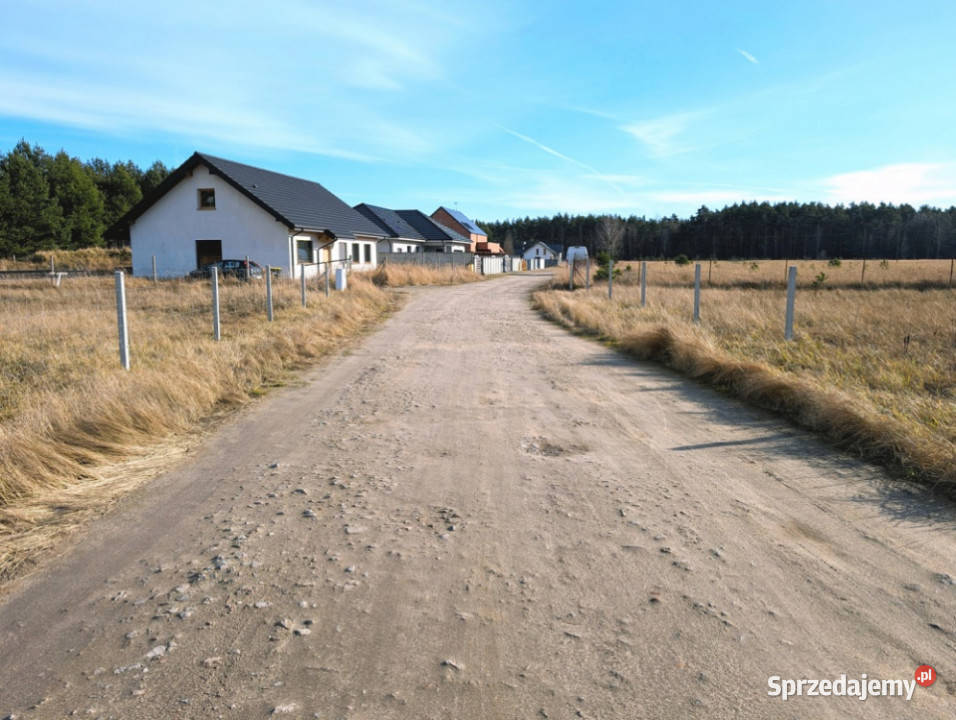 Działka budowlana w Wierzycach na os Akacjowym utwardzona Wierzyce