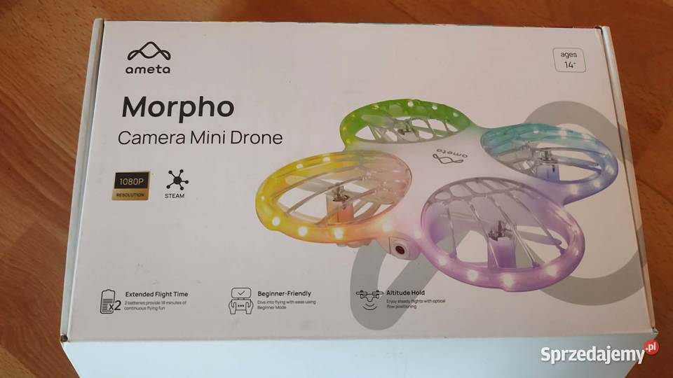 Ameta RC Dron Dzieci i Dorosłych z Kamerą 1080P Książ Wielkopolski