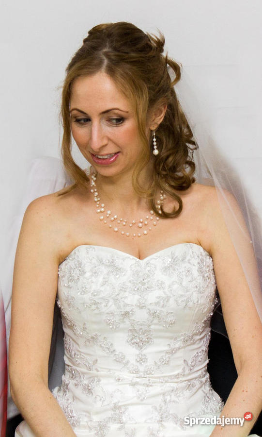 Suknia ślubna ecru 38 Verise Caprice bolerko Szczecin