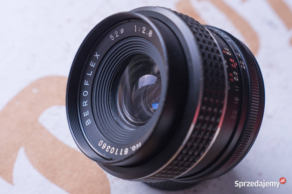 Obiektyw szerokokątny Exactar 35mm f28 M42 Szramowo