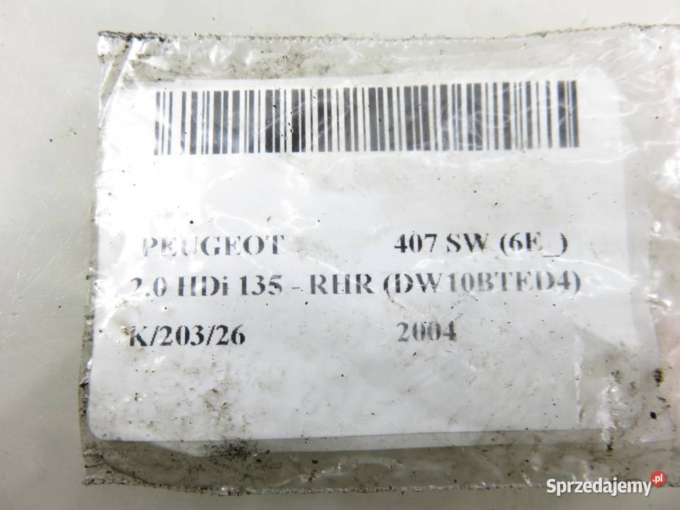 WTRYSKIWACZ PEUGEOT 407 20 HDi 9647247280 małopolskie