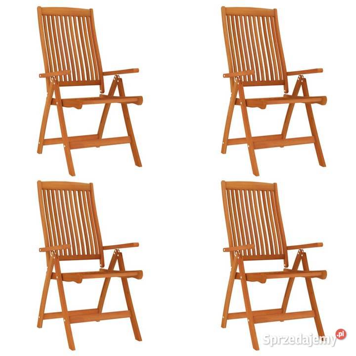 Składane krzesła ogrodowe 4 lite drewno mazowieckie Warszawa