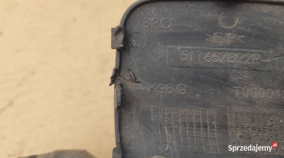 RENAULT CLIO IV KOMBI ZAŚLEPKA HAKA ZDERZAK TYŁ Pozostałe śląskie Ruda Śląska sprzedam