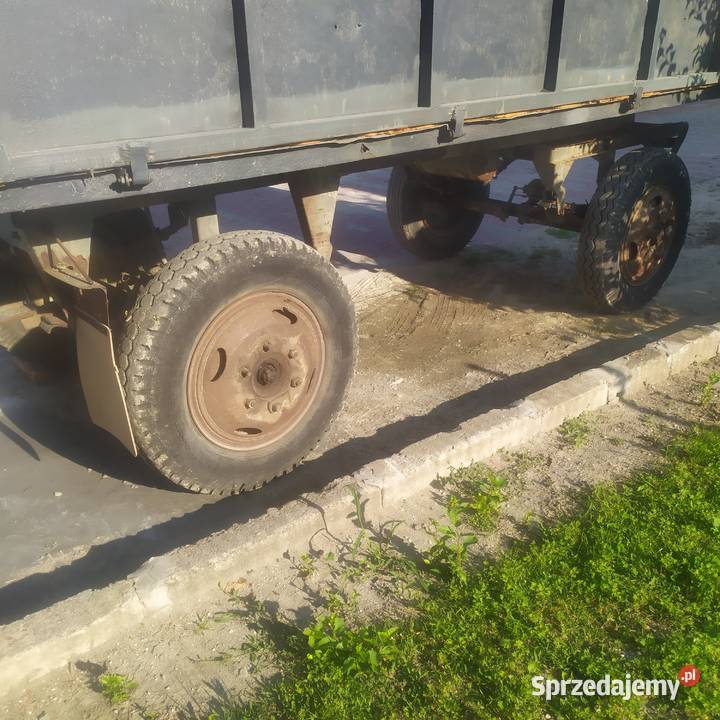 Przyczepa rolnicza D44 nieuszkodzony Pniówek sprzedam