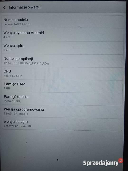 Lenovo TAB 2 A710F sprzedam