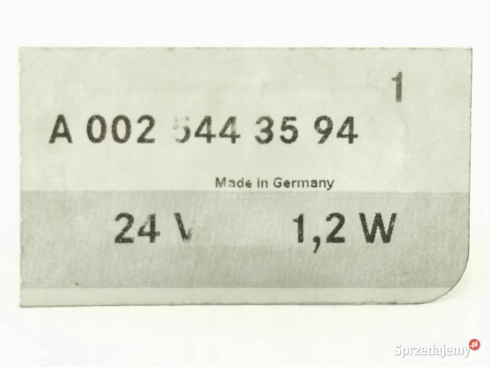 ŻARÓWKA MERCEDESBENZ 1832 L 1844 L NOWA ORYGINAŁ Ramiona wycieraczek