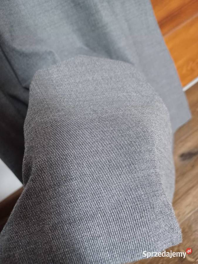 Elegancka szara sukienka MIDI HM rozmiar L krótki Rzeszów