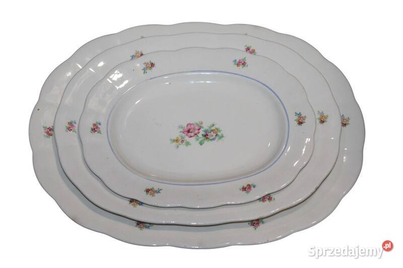 Zestaw półmisków Rostrand 1943 1950 1181 Porcelana i szkło Szczecin