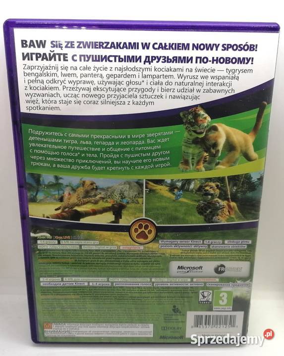 Gra Kinectimals Xbox 360 Elbląg