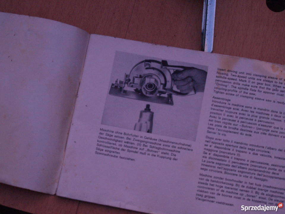 Piła stołowa AEG pilarka przystawka do wiertari Warszawa