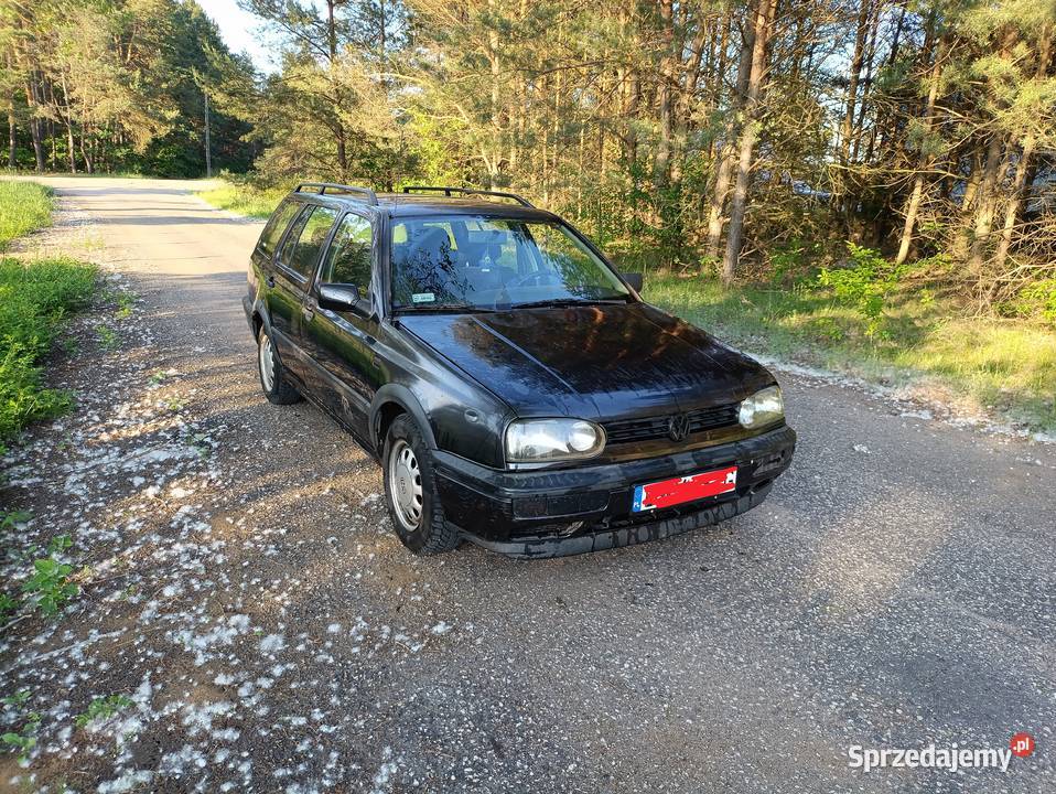 Volkswagen Golf 3 kombi 19 GTD Special czarny 1984cm3 podlaskie Ciechanowiec