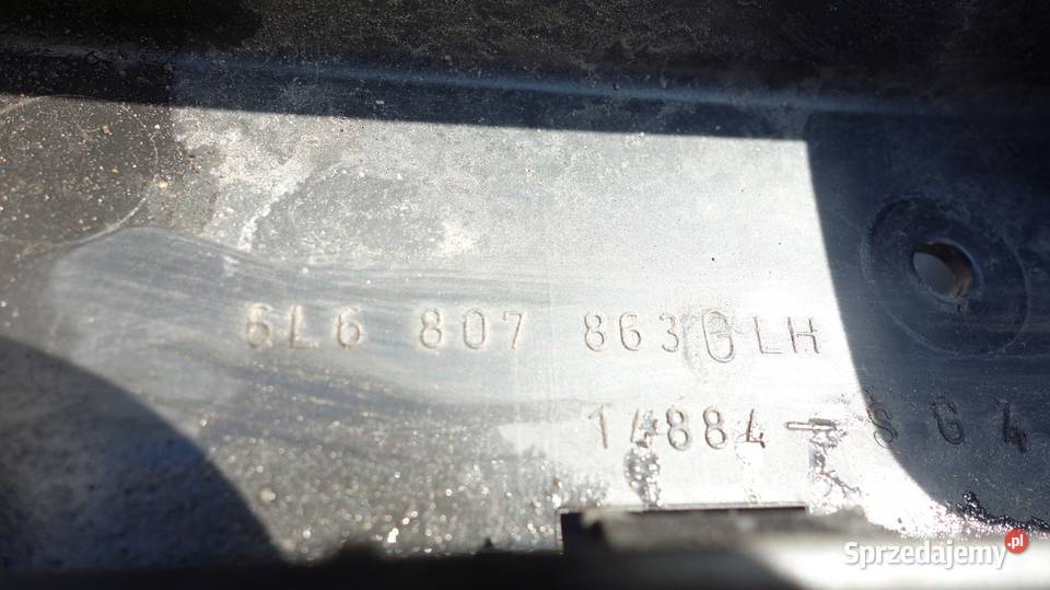 ŚLIZG ZDERZAKA LEWY TYŁ SEAT IBIZA III 6L