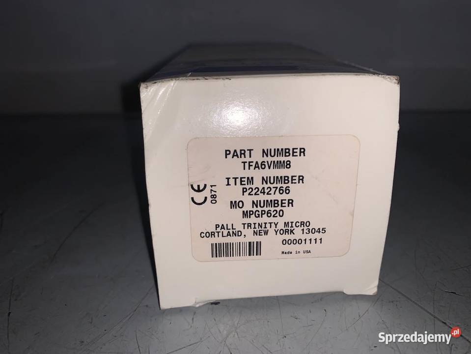 Pall MiniGaskleen Filter TFA6VMM8 mazowieckie Warszawa