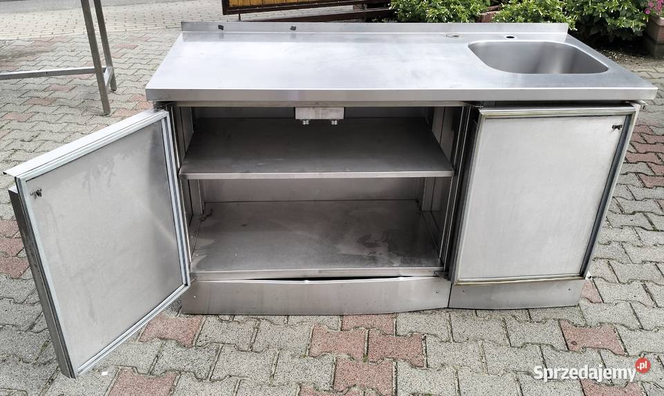 Zlew gastronomiczny zabudowany 151x65x90 Słupia Kapitulna