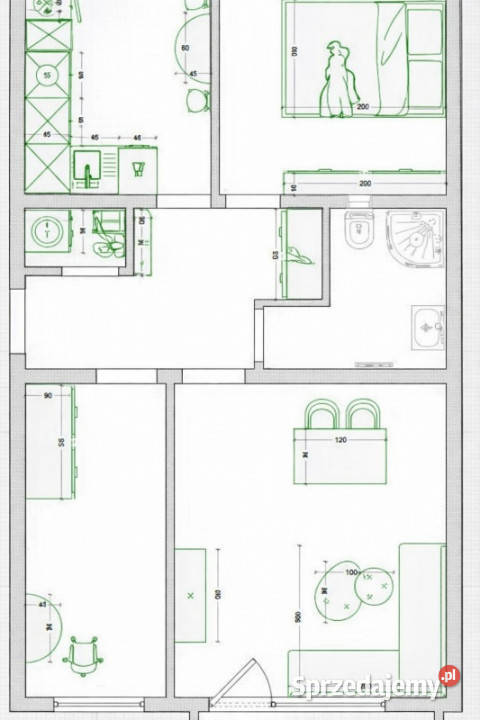 Mieszkanie 59 m2 Opole Zaodrze