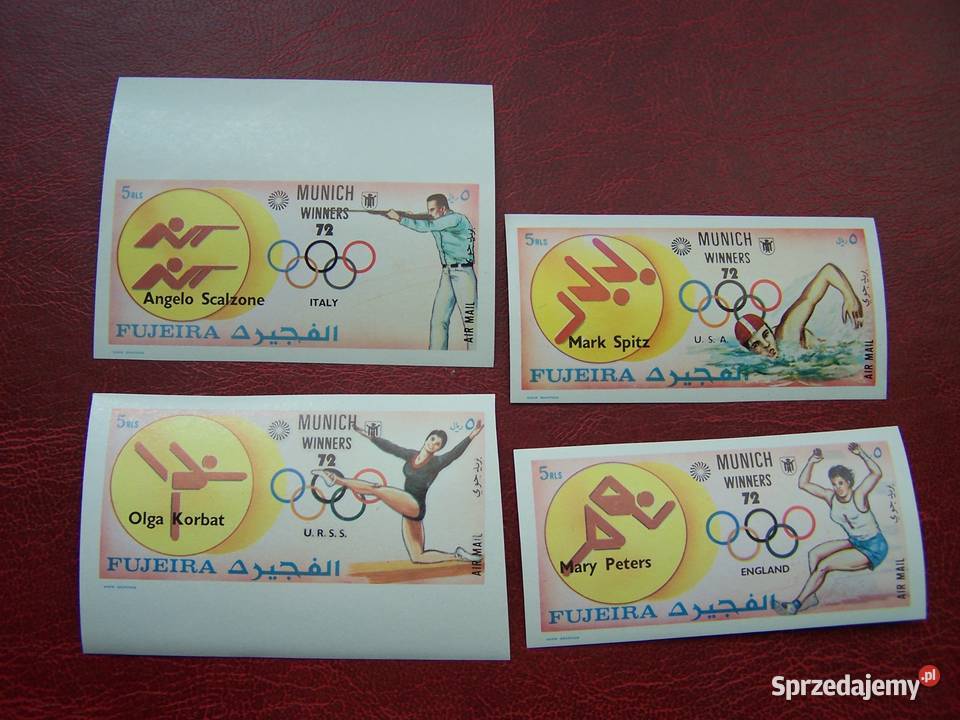 Fujeira 1972 MNH cięte Sport Olimpiada Monachium Tychy