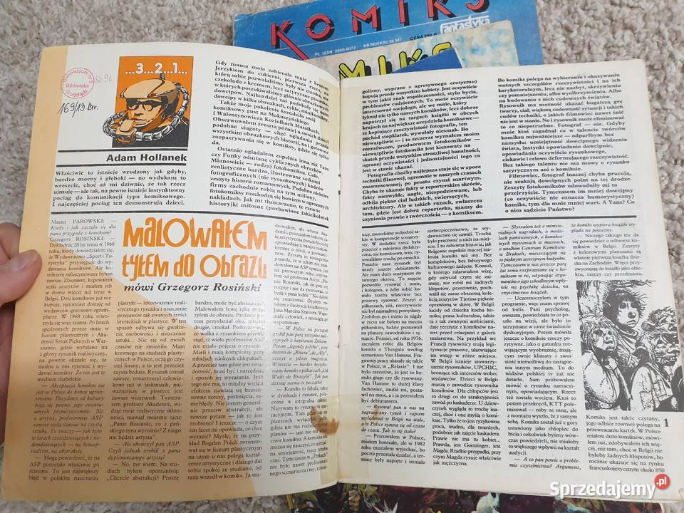 Yans 5 komiksów Komiks Fantastyka Grzegorz fantasy i s-f sprzedam