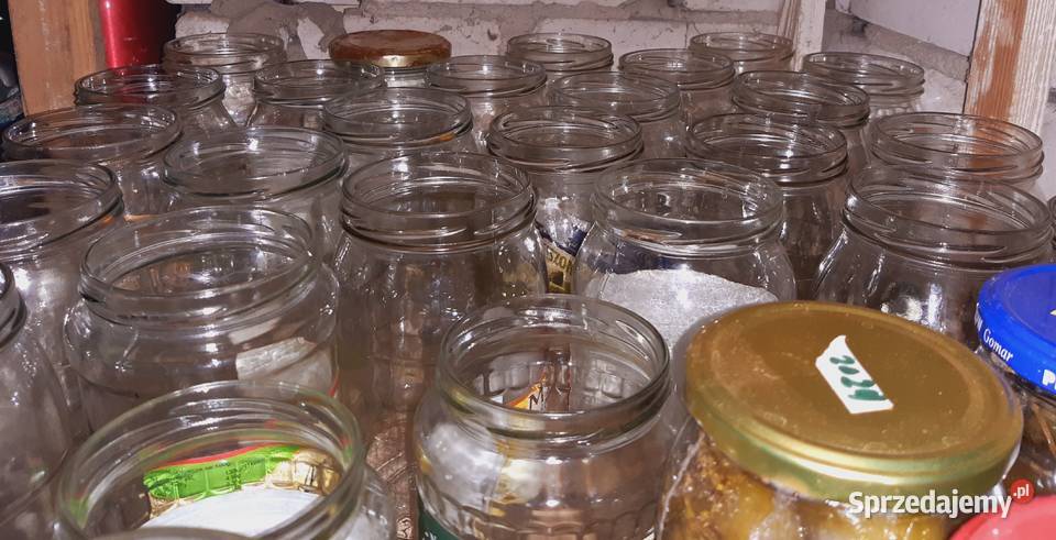 Słoiki z zakrętkami różne pojemności Pozostałe Nałęczów sprzedam