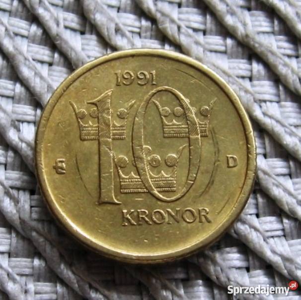 Szwecja 10 Koron 1991r wielkopolskie Kalisz