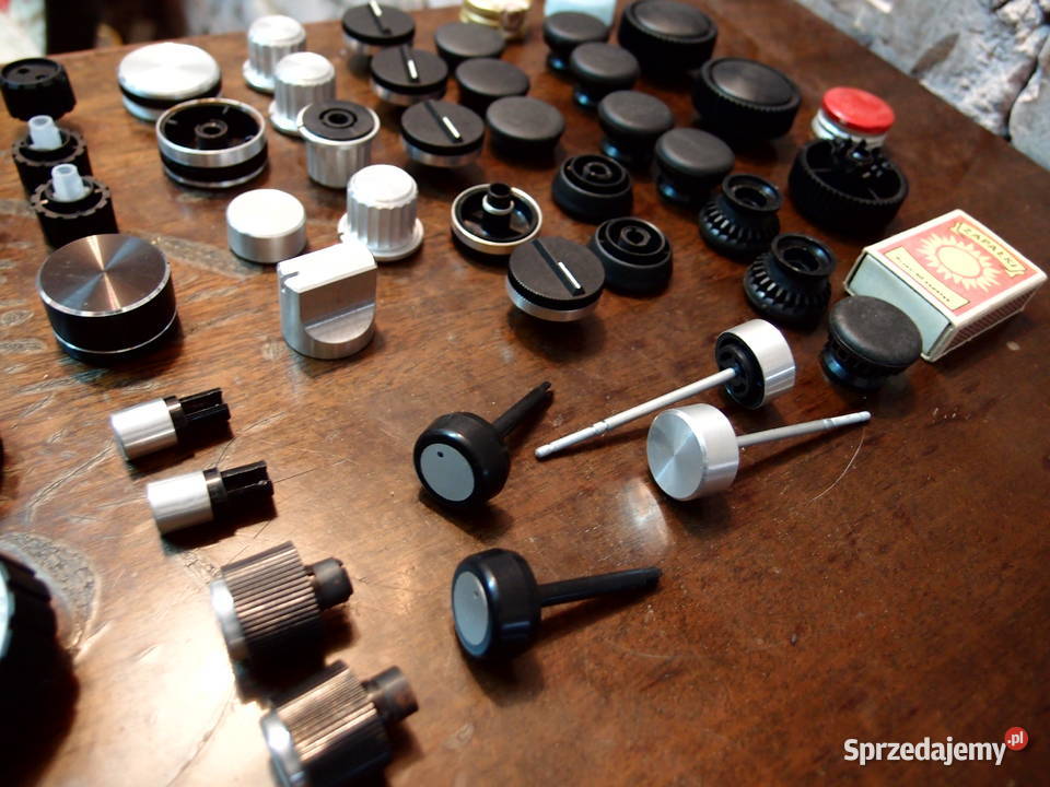 pokrętła gałki przyciski PRL radioodbiorników łódzkie Łódź