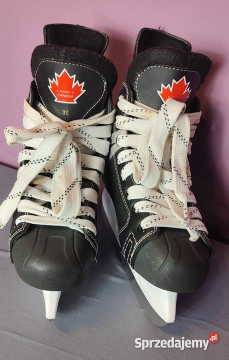 Raz założone łyżwy NHL hokejowe rozmiar 35 225 Jasień