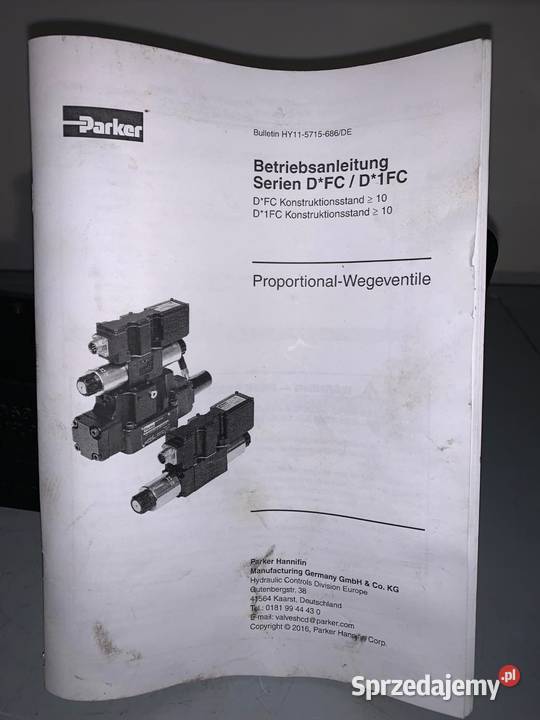 Parker D3FPE50YB9HB7036 Proportional Directional Warszawa sprzedam