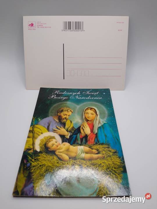 Kartka świąteczna Boże Narodzenie zestaw 15 Pan pomorskie Gdańsk