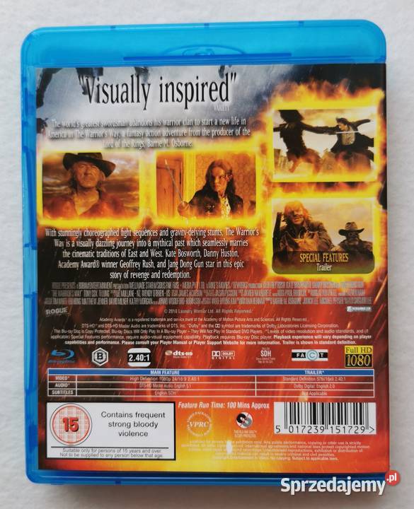 The Warriors Way Honor Wojownika Bluray En 2010 Blu-ray Wytrzyszczki