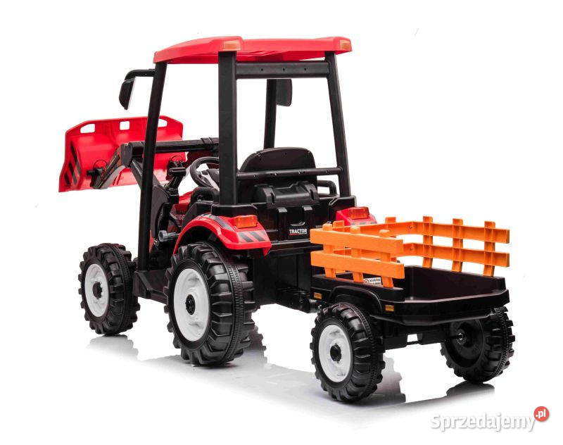 Autko na akumulator OLBRZYMI TRAKTOR Z PRZYCZEPĄ Myszków