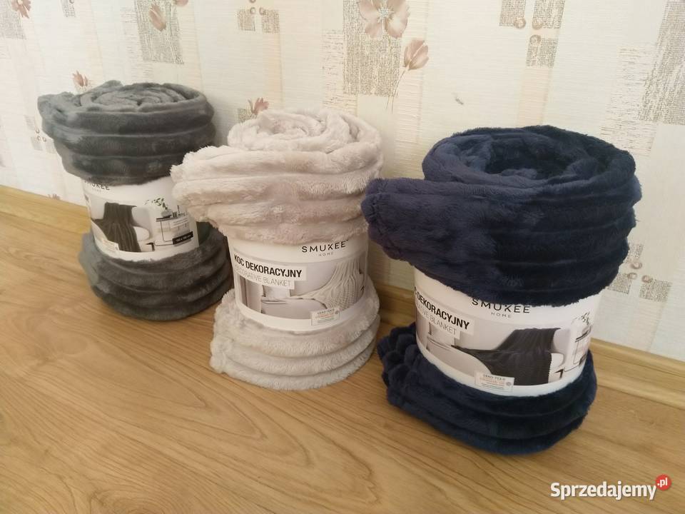 NAJTANIEJ Koc Dekoracyjny Kocyk Narzuta 3kolory Zabrze