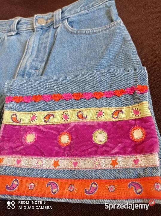 Spodnie z ozdobnymi nogawkami Spodnie podlaskie Hajnówka