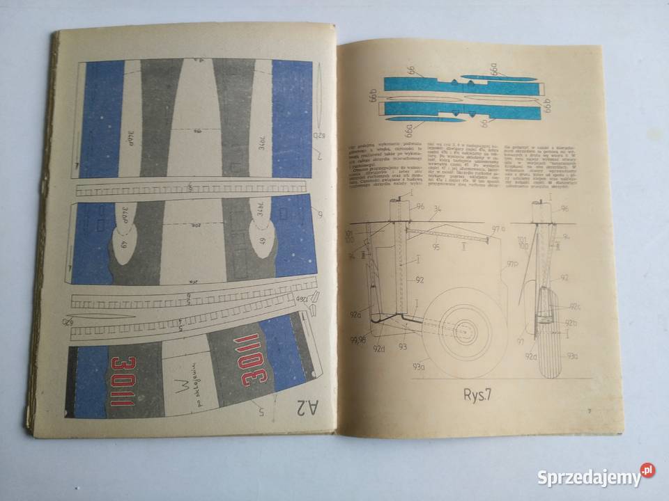 Mały Modelarz 121990 Samolot myśliwskobombowy Dąbrowa Górnicza