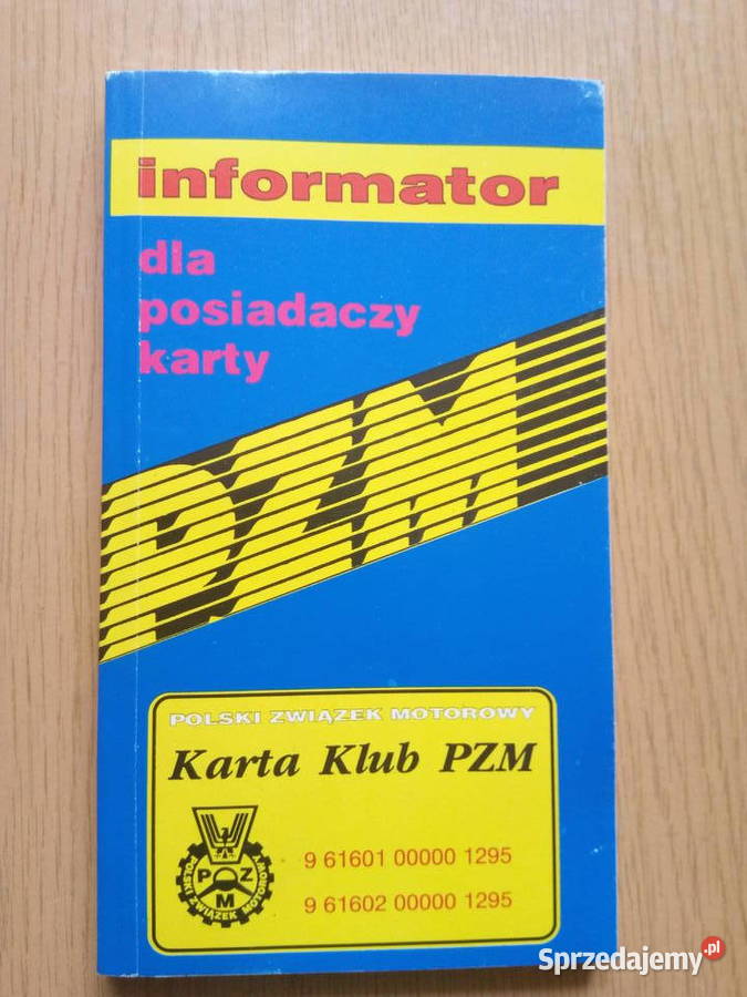 Informator posiadaczy karty PZM 1995 Dąbrowa Górnicza
