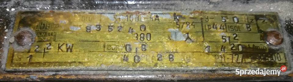 Silnik elektryczny 22 kW 3 fazowy śląskie Rydułtowy