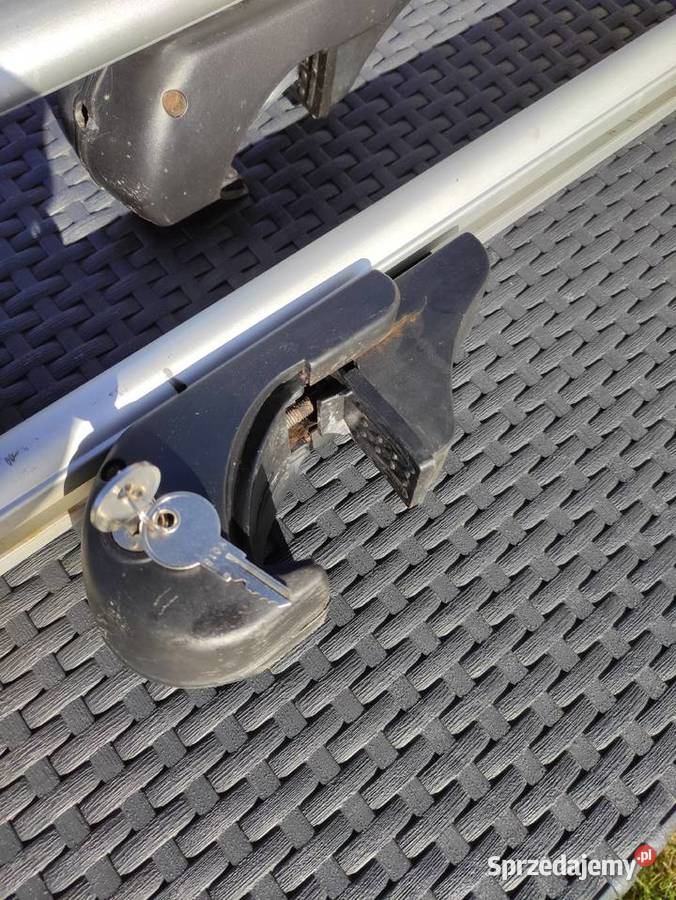 Bagażnik belki na relingi uniwersalny zamykany Legnica