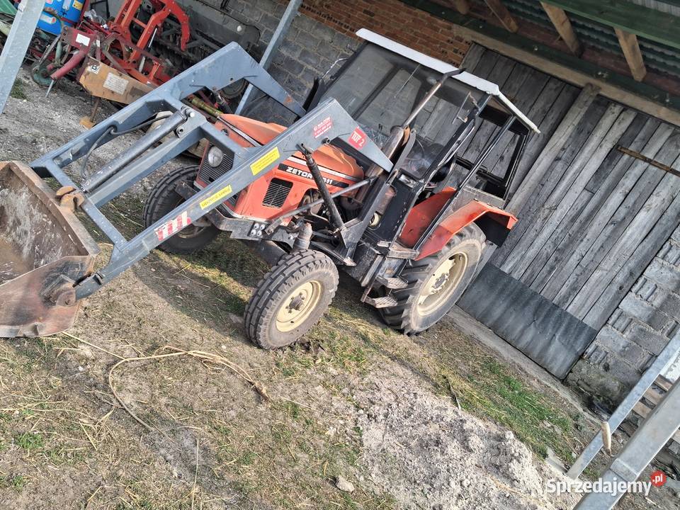 Zetor 5011 z turem Aleksandrów Łódzki