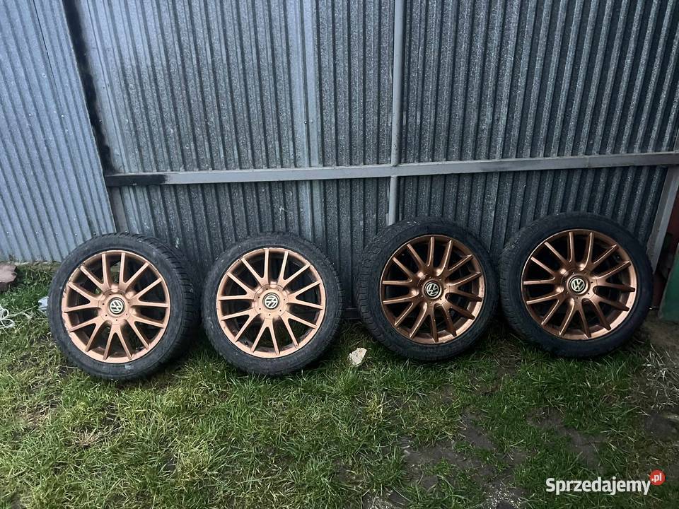 Koła Felgi Alusy Felgi Aluminiowe VW 5x112 17 Słopiec sprzedam