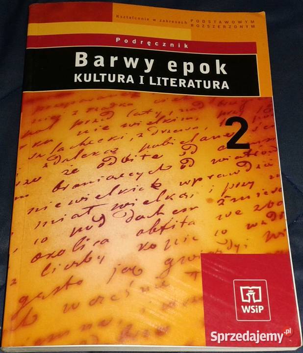 Barwy epok 2 Kultura i literatura W Bobiński A