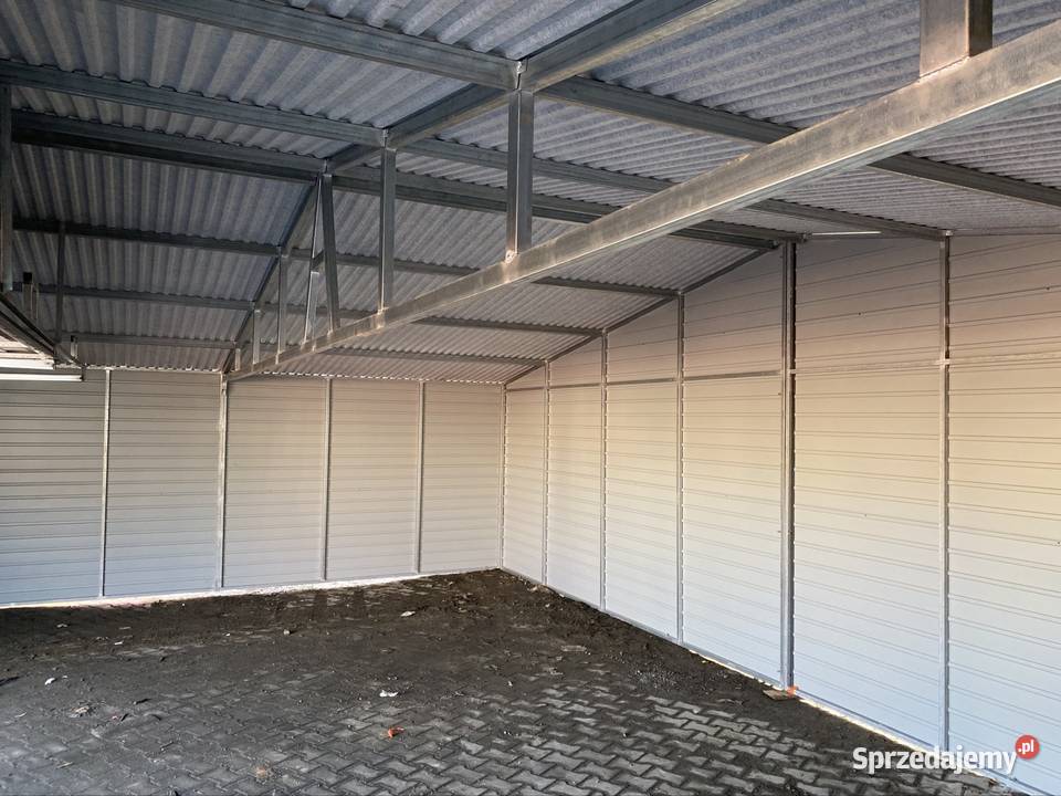 Garaż 9x6 AntracytPoziomy panel blachy mazowieckie Radom